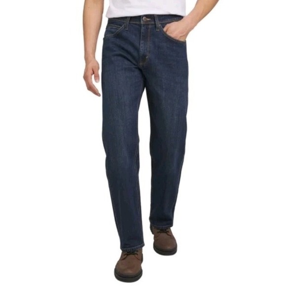 Wrangler Men's Jeans Regular Fit Free To‎ Stretch Dark Blue 38X32 - Picture 1 of 6